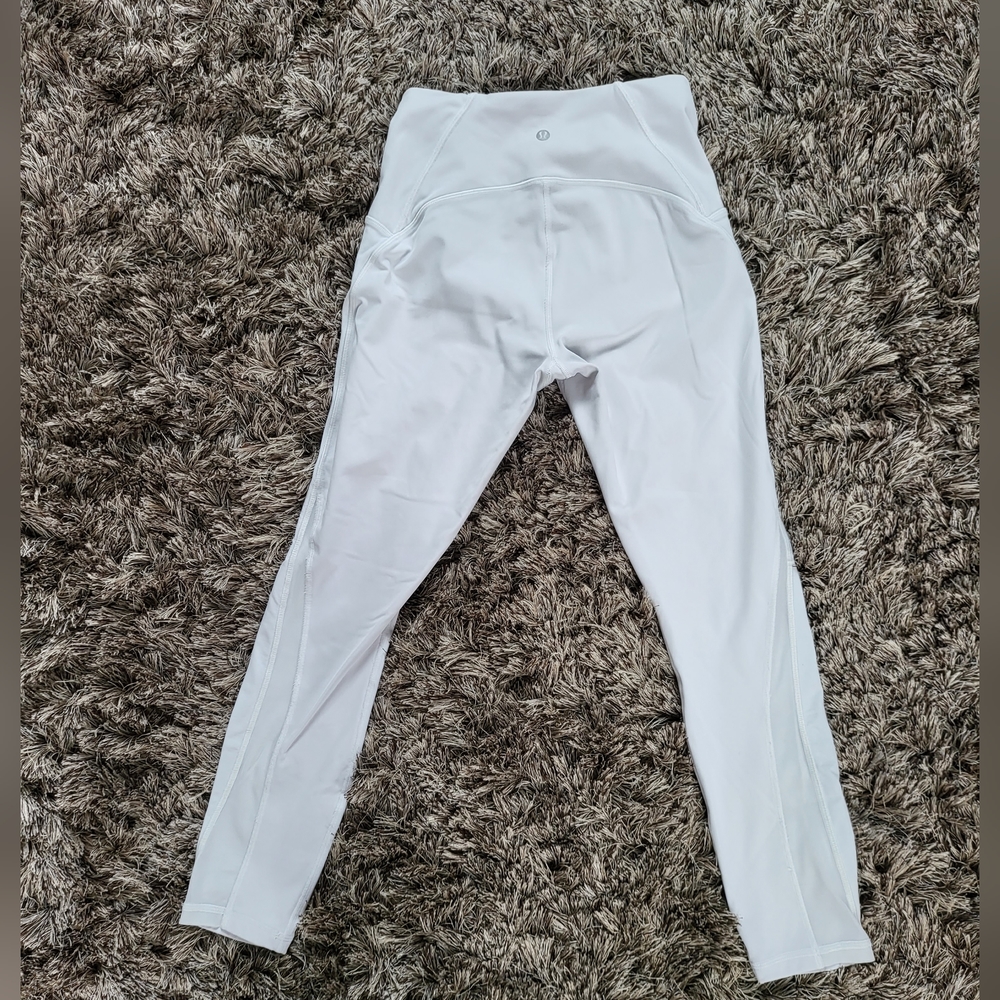 Lululemon leggings, size 6, white